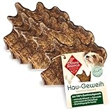 ChronoBalance® L (5er Set) Kaugeweih Damhirsch für Hunde als Kauspielzeug: 100% Geweih Abwurfstange Kaustange Hundespielzeug zur Zahnpflege, natürlicher Kausnack, Mineralstoffe & Nährstoffe