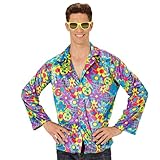 Widmann - Kostüm Hippie Flower Shirt, Flower Power, Blumen, Peace, Karneval, Mottoparty