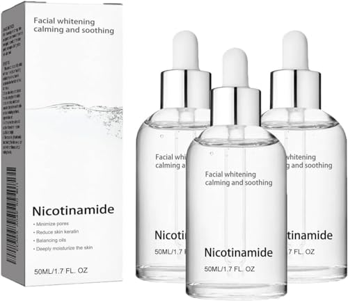 Sunnylas Niacinamid Serum Zur Entfernung Von Sommersprossen - 50ml, Spendet Feuchtigkeit Und Hellt Die Haut Mit Einer Wirksamen Niacinamid-Formel Auf (3 STÜCKE)