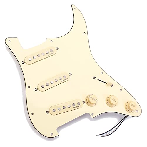 Geladenes Gitarren-Pickguard E-Gitarren-Pickup-Kreis-Baugruppenabholungskreislaufwerk (Color : 6)