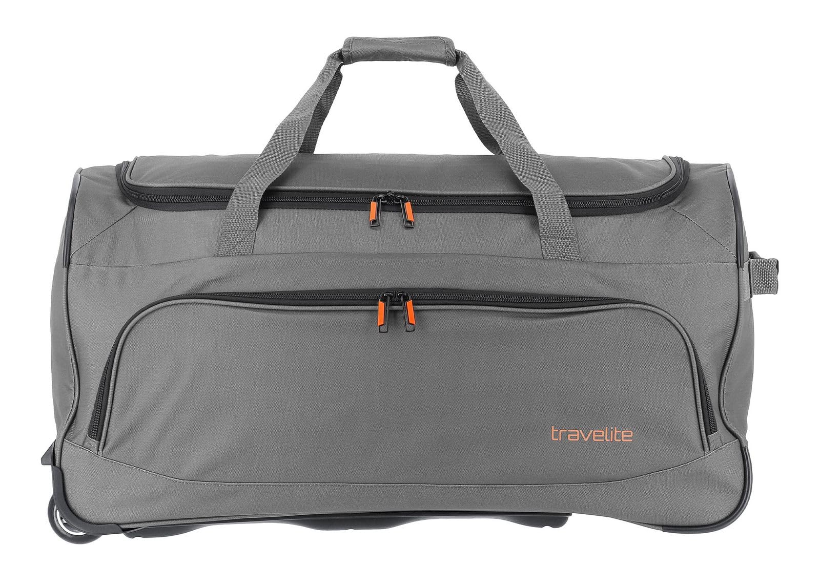 travelite Trolley Reisetasche mit Rollen, Sporttasche BASICS FRESH, Weichgepäck Rolltasche mittelgroß im sportlichen Design, 71 cm, 89 Liter