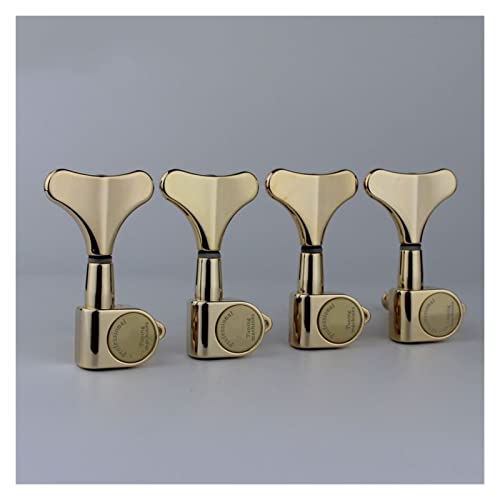 Kopfstock verschlossene Bass-Tuner- Maschinenköpfe Gold Stimmwirbel Mechaniken (Color : 4R)