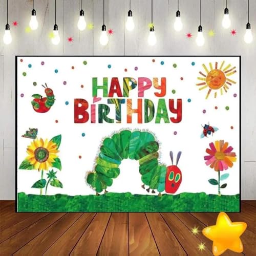 raupe Hintergrund Geburtstag Dekoration saftig Fotografie hintergründe bunt kust Hintergrund Prinzessin Foto mädchen süß 350x230cm