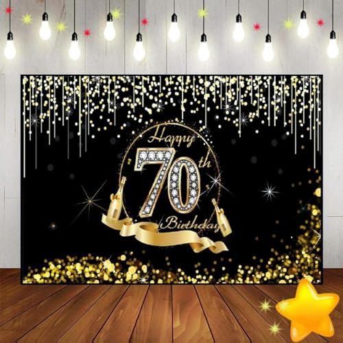 Alles Gute zum 70. Geburtstag Foto Prinzessin Fotografie Hintergründe Ballon Cust Hintergrund Banner Dekoration Mann Party Prinz 350x230cm