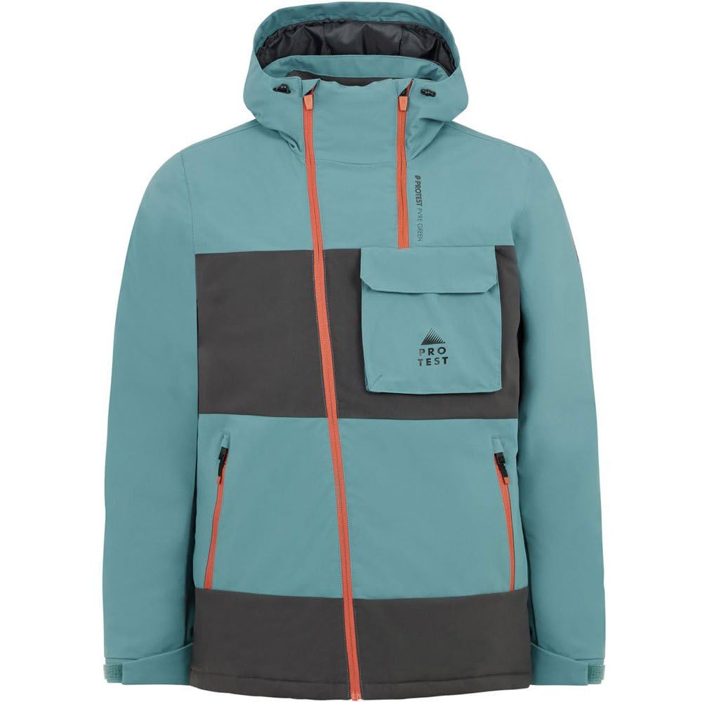 Protest Men Ski- Und Snowboardjacken PRTHURON Atlantic Green L