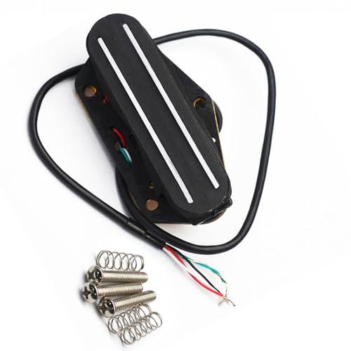 Schwarz Mit Silbernem Dual Rail Dual Coill Magnetic Bridge Pickup Humbucker Für E-Gitarre e gitarren tonabnehmer