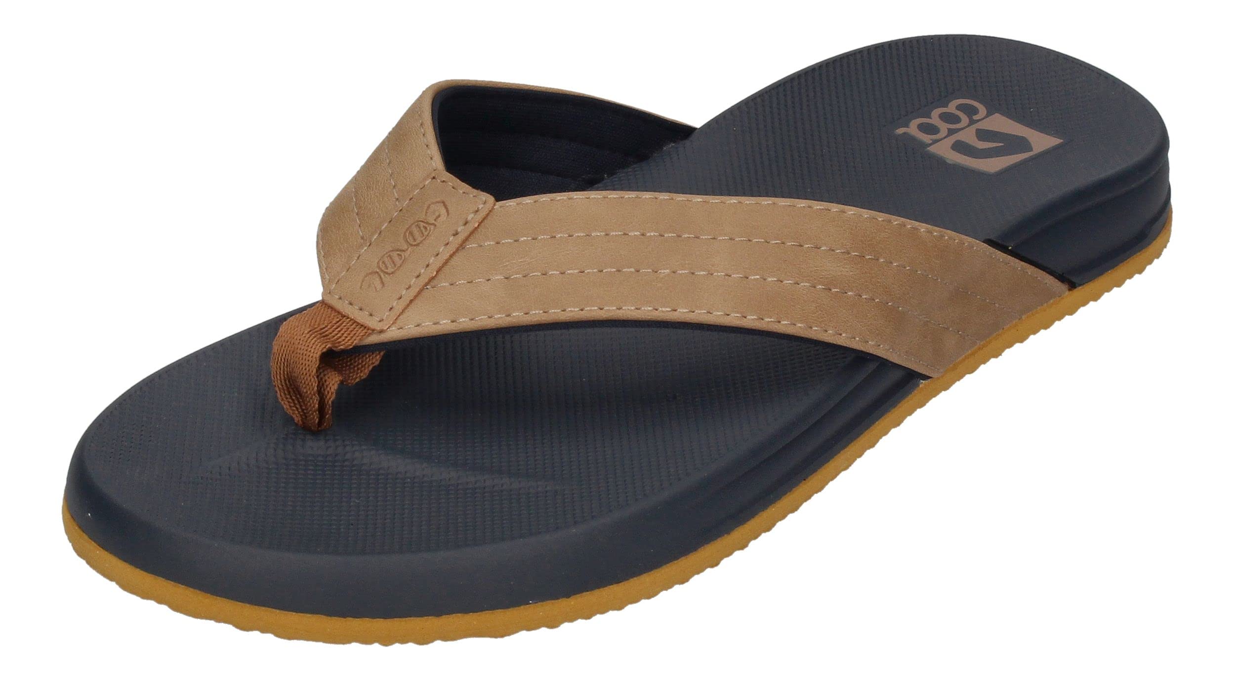 COOL shoe corp. Herren Skip Flip-Flops, Marineblau, 46 EU