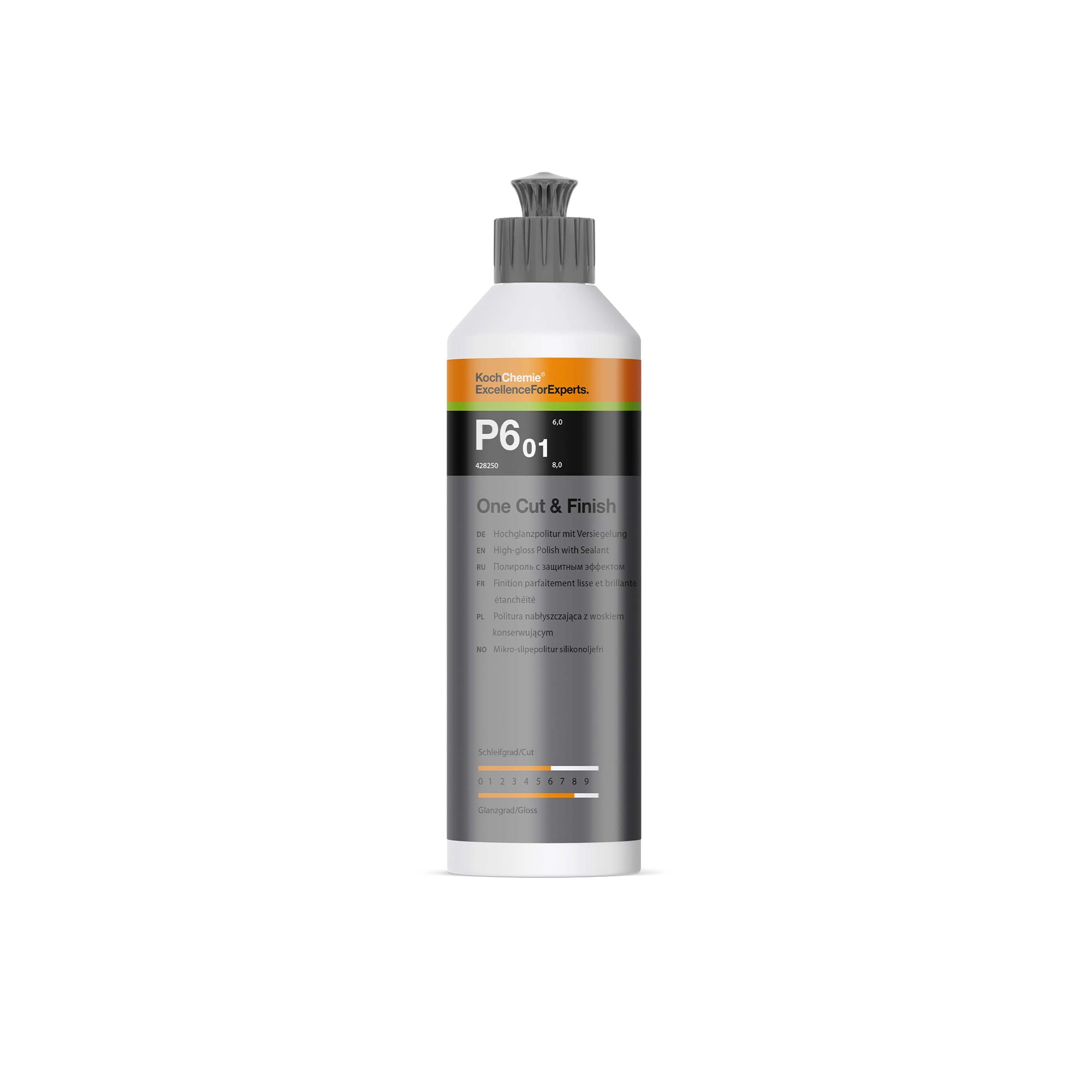 Koch Chemie One Cut & Finish P6.01 250 ml Hochglanzpolitur mit Versiegelung Autopolitur