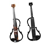 Standard Violine 4/4 Elektroakustische Violine Silent Carbon Fiber(Violin Set)