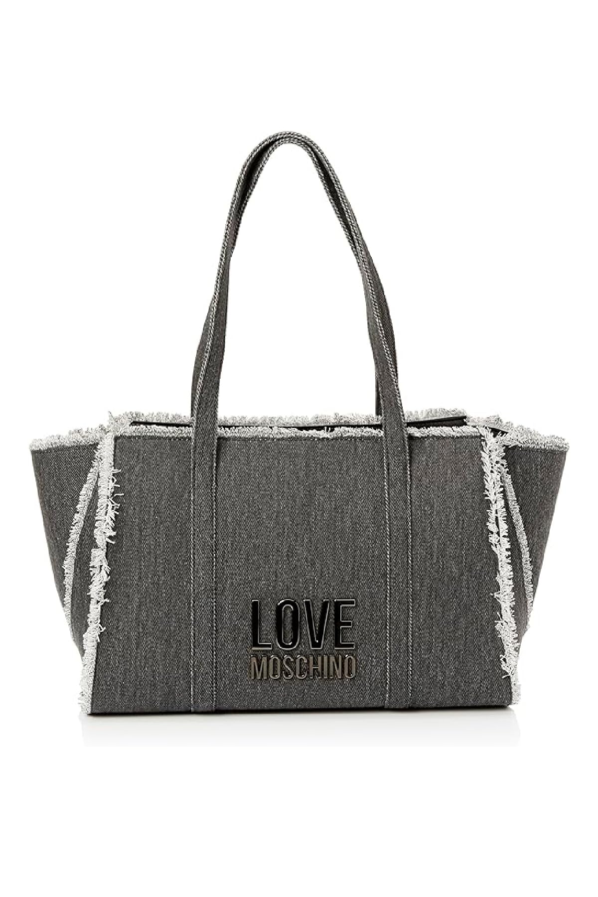 Love Moschino Damen Schultertasche, Schwarz Schultertasche, Schwarz