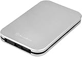 SilverStone SST-MMS02C External USB 3.1 Type-C Hard Disk Drive Enclosure Tasche für 7/9,5 mm, dunkelgrau