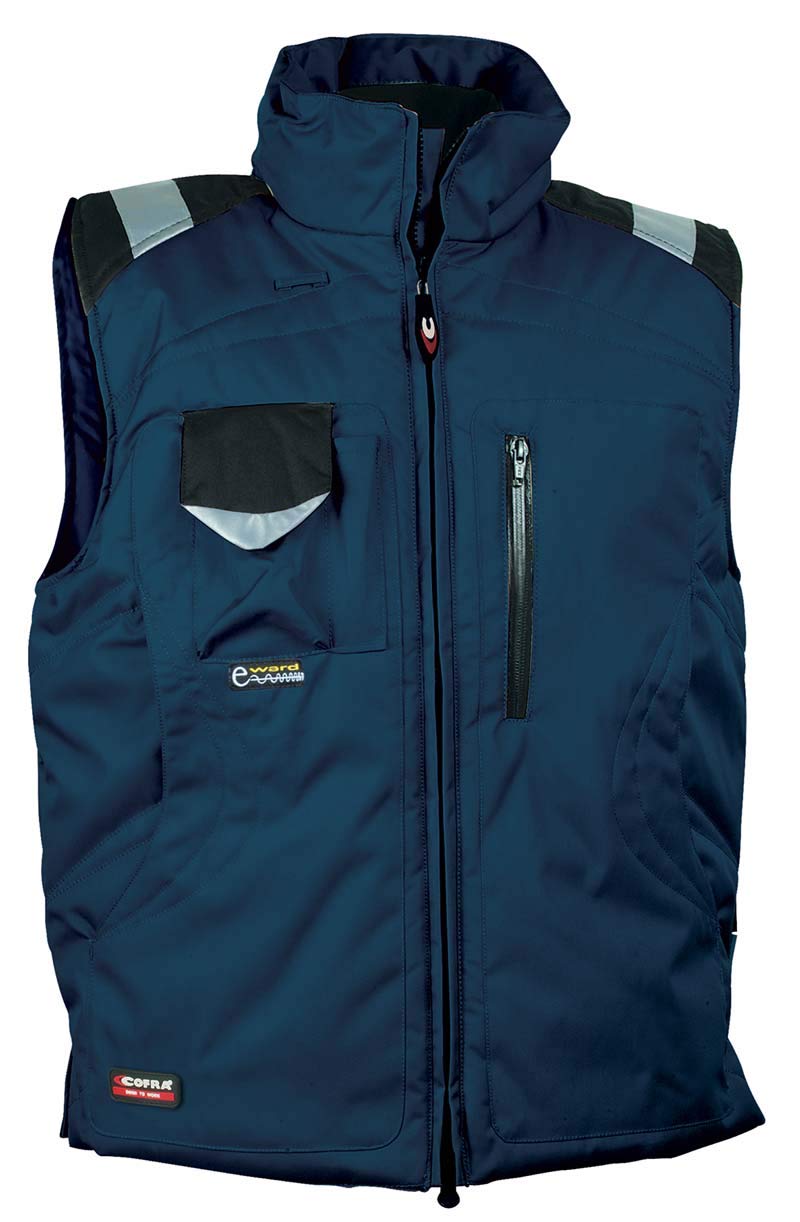 Cofra POLAR Körper Wärmer, Marineblau / Schwarz, Größe 56, V013-0-02