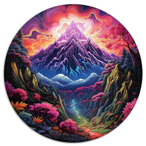 Puzzles majestätische Berge 1000-teiliges Puzzle 67,5 x 67,5 cm Familienspaß-Puzzle von Fun at Home Activities, Geburtstagsgeschenk, Reisegeschenke,