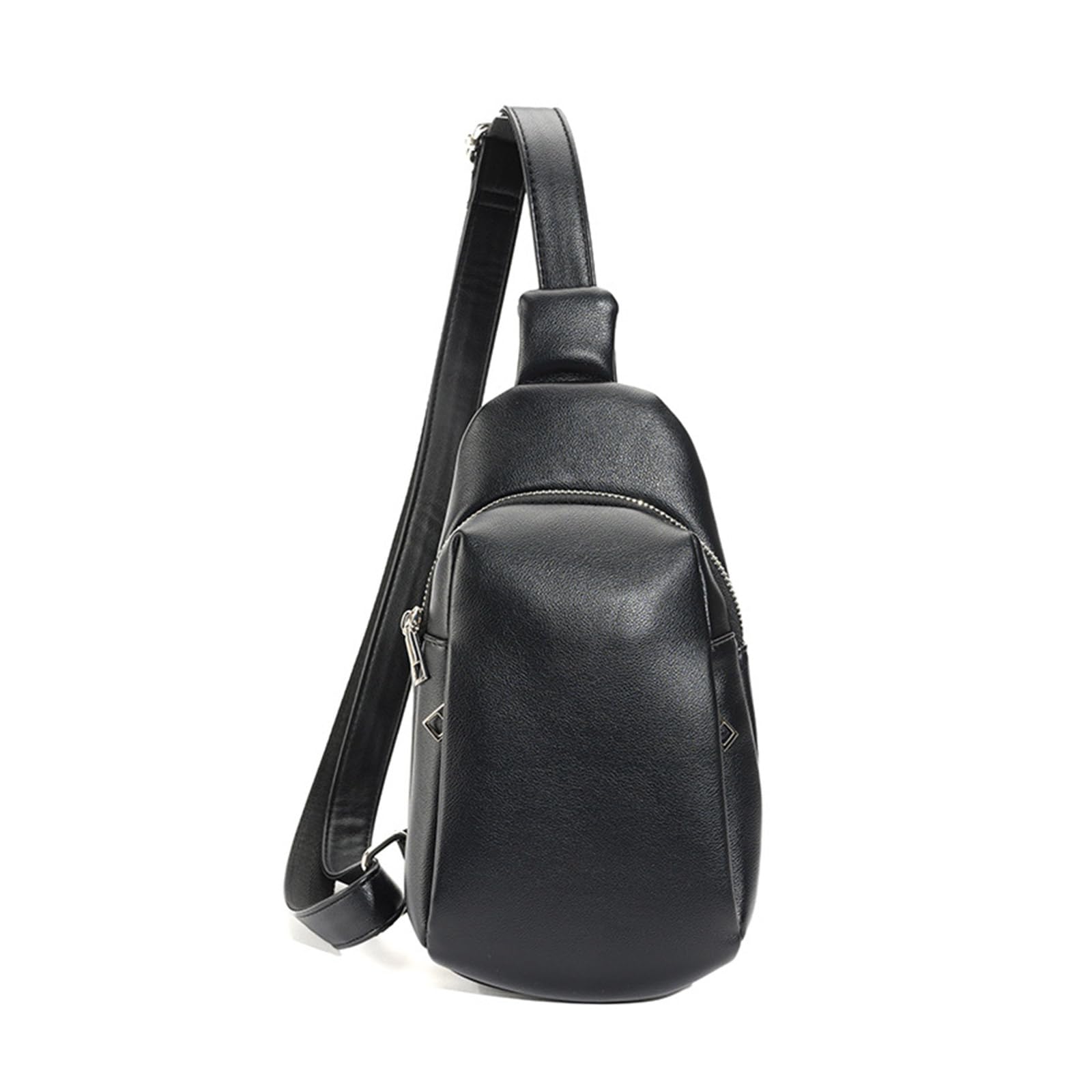 TAKOXIA Tasche für Damen, Bauchtasche, PU, große Kapazität, Sport-Gürteltasche, Brusttasche, multifunktional, Damen, Crossbody, Hüfttasche, Schultertasche, Schwarz , As shown in the figure