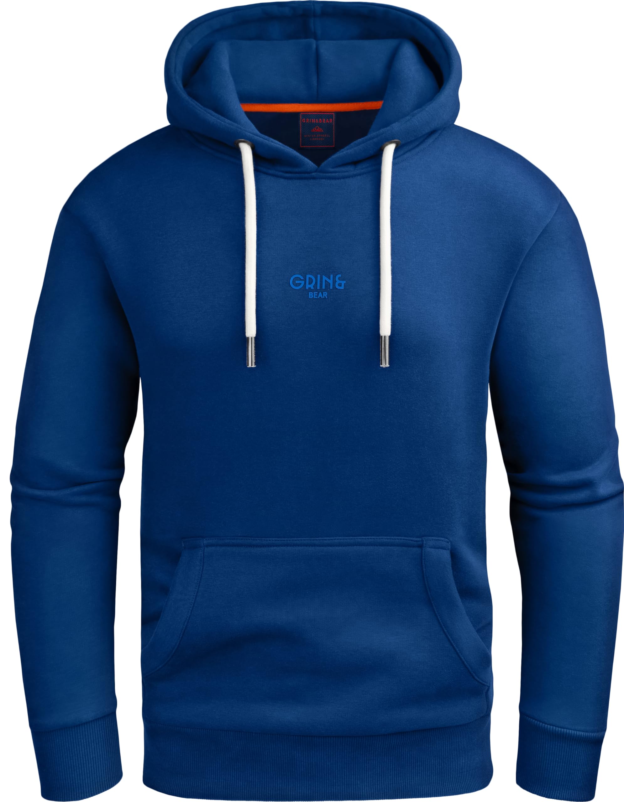 Grin&Bear Hoodie Herren Hoodie Sweatshirt GEC707 Blau S