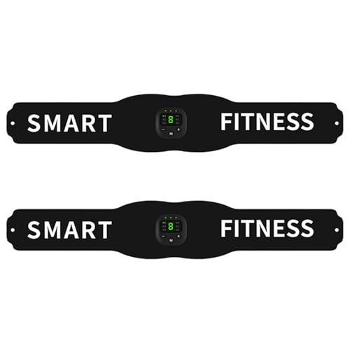 SICOSALT 2X Muskel Stimulator Trainer Smart Gesundheit Bauch Training Elektrische Gewichts Verlust Aufkleber KöRper Abnehmen GüRtel Unisex