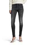 G-STAR RAW Damen 3301 High Skinny Jeans, Schwarz (worn in black moon D05175-D431-G108), 26W / 30L