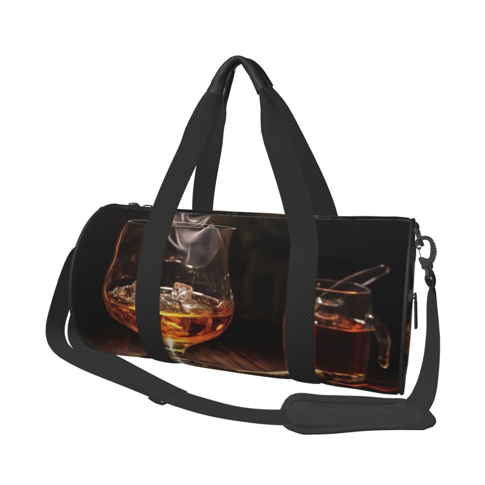 DENMER Robuste Reisetasche für Zigarren und Whisky, geräumige und stilvolle Tasche für alle Ihre Reisebedürfnisse, Zigarre und Whiskey, Einheitsgröße