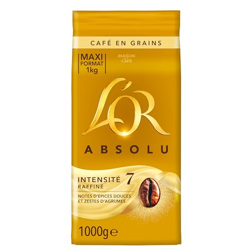 L'Or Café Grains Absolu 4kg - 4 Packungen à 1kg