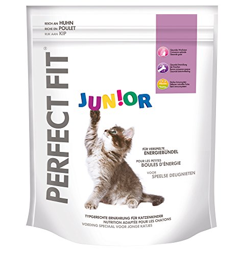 Perfect Fit Junior Katzenfutter reich an Huhn, 5 Packungen (5 x 750 g)