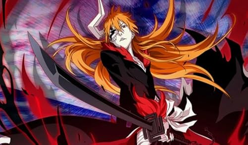 HfmQuisutron Jigsaw Puzzle 1000 Stücke Anime Kurosaki Poster Farbe Fähigkeit Spiel Für Die Ganze Familie Erwachsene Zq148Wk