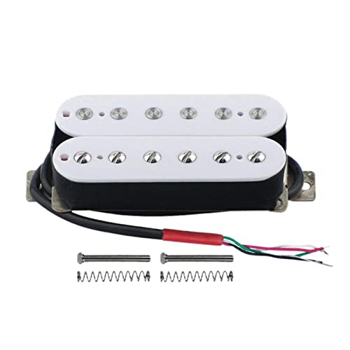 ZENGXUE E-Gitarren-Humbucker Pickups Alnico V Pickup Weiß Humbucker Tonabnehmer Set