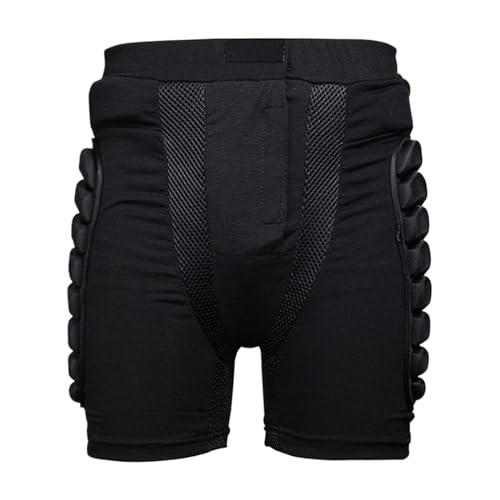 Gepolsterte Schutzshorts – Gepolsterte Shorts Zum Skaten | Radlerhose Gepolsterte Shorts | Hüftschutz Eva-Po-Pads | Crash Pad impactt Gear Zum Skifahren, Skaten, Snowboarden, Skateboarden