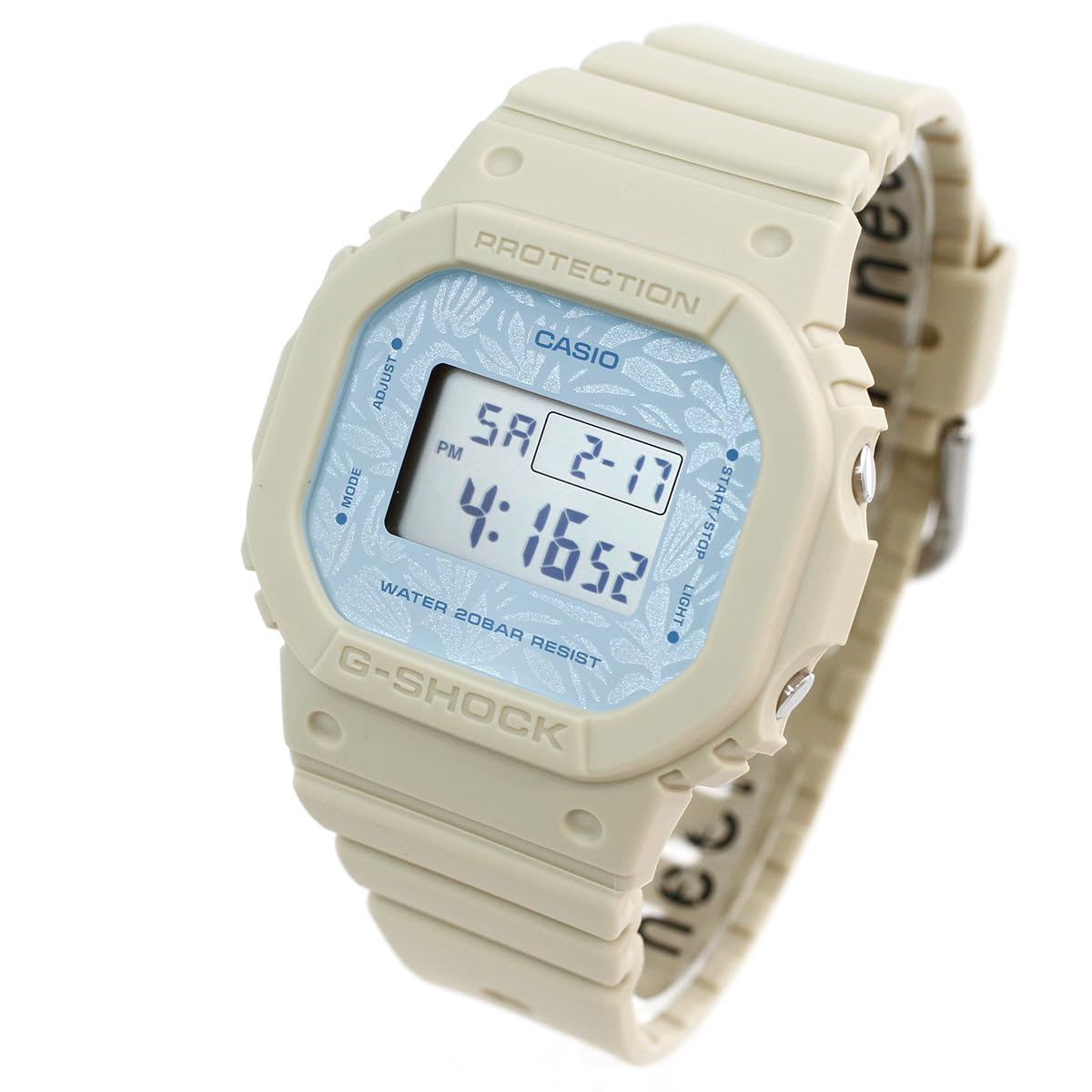 Casio G-Shock G-Shock GMD-S5600NC-9JF [G-Shock natürliche Farbe x botanisches Design], Natürliche Farbe, Modern