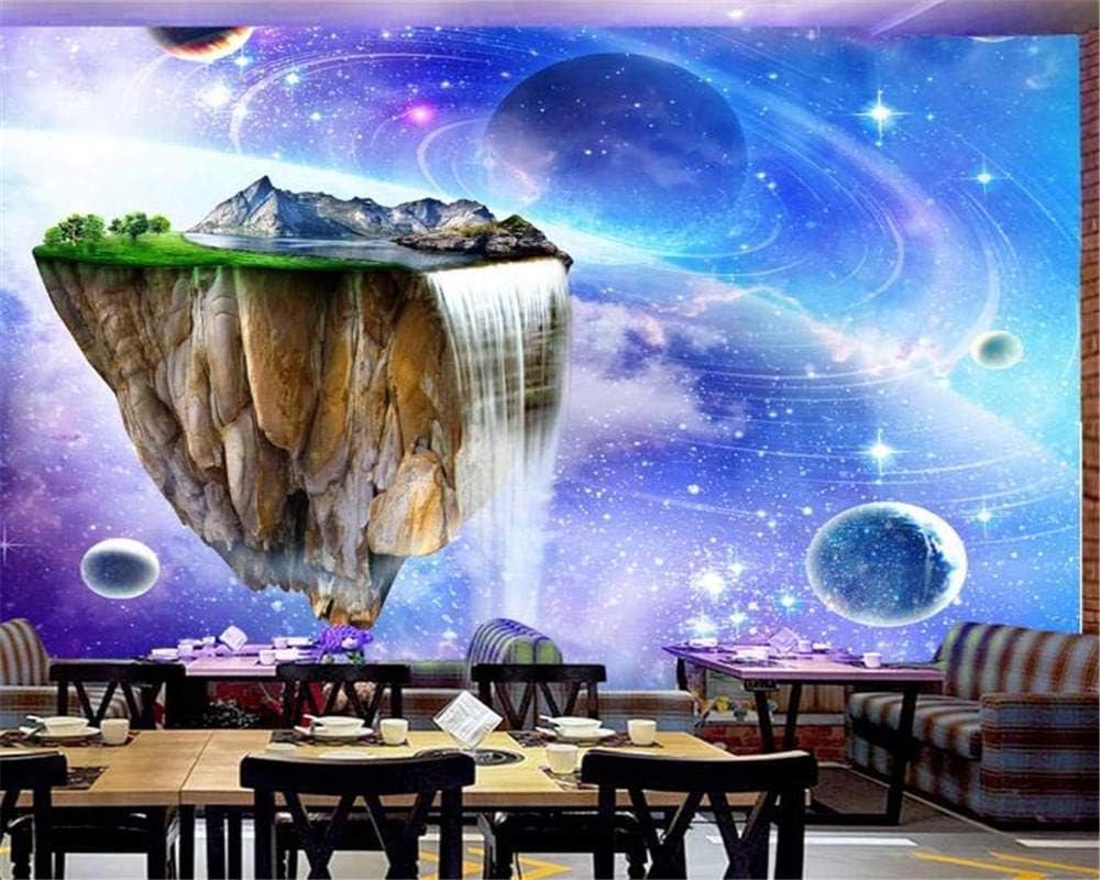 Märchenhafte Sternennacht Romantische Szenerie 3D Tapete Poster Restaurant Schlafzimmer Wohnzimmer Sofa TV Dekorative Wand-250cm×170cm