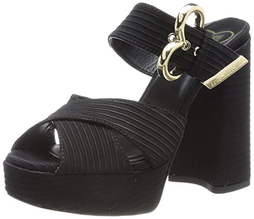 Love Moschino Damen Ja2809cg1gjl00038 Mule, Schwarz, 38 EU