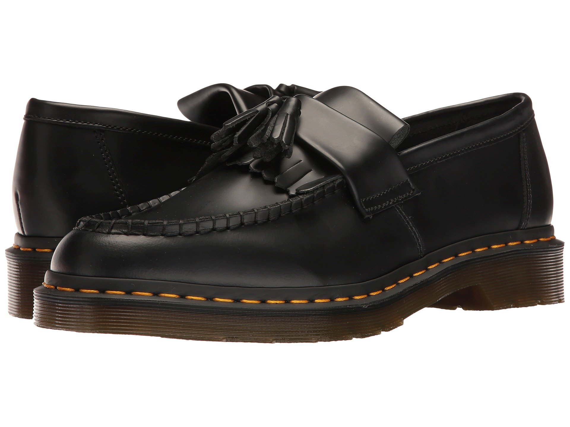 Dr. Martens Herren Moccasins, Black Smooth, 45 EU