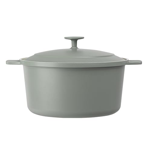 Gotham Steel Dutch Oven Topf mit Deckel, Antihaft-Keramik-Dutch Oven Suppentopf, 10-in-1 Kochtopf & Dutch Oven zum Brotbacken, ofen- und spülmaschinenfest, 100% giftfrei