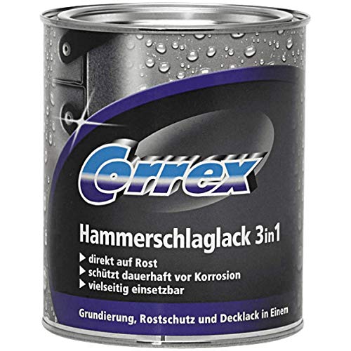 Correx Hammerschlaglack 3in1, 750 ml, silber