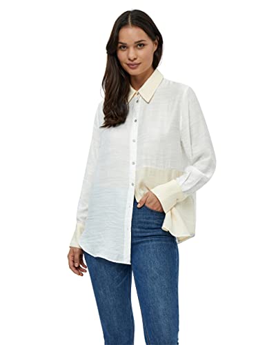 Peppercorn Lene Lange Ärmel Shirt Shirt Damen In Weiß Herbst Bluse Damen Elegant Größe Xl