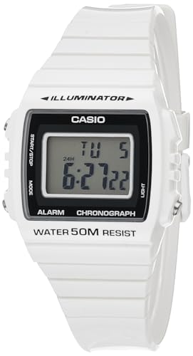 Casio Herren Digital Quarz Uhr mit Resin Armband W-215H-7A