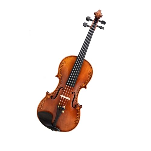 Geige 4/4 geschnitzte Violine, handgefertigte Violine für professionelle Prüfungen (Color : 3/4)