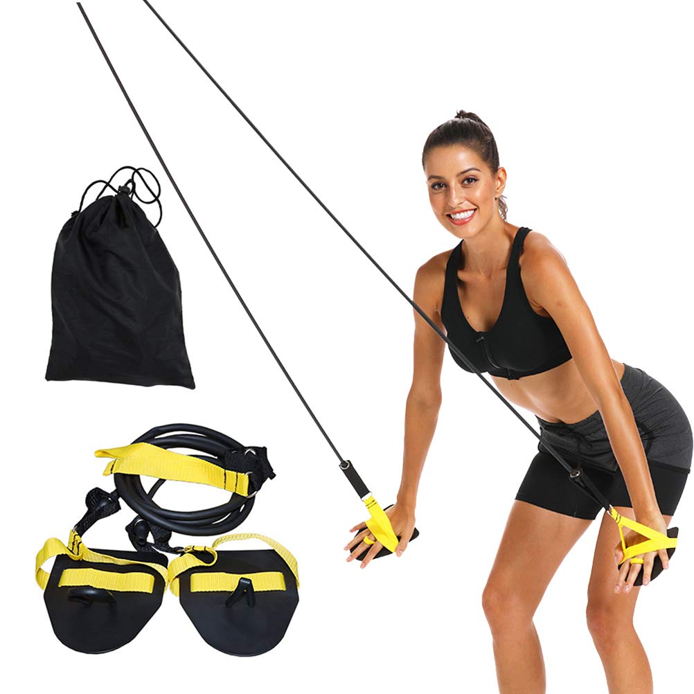 Kenyaw Zugseil Schwimmarm Krafttrainer Schwimmpaddel Flossen Professionelle Freestyle Schwimmarm Trainer Training Equiptment Dry Land Cord