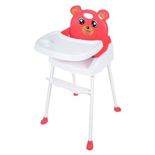 Hochstuhl Baby, Kleinkinder Hochstühle Klappbar Babystuhl Sitz Verstellbarer Höhe, Baby essen Stuhl Kinderhochstuhl mit Tablett für Essen