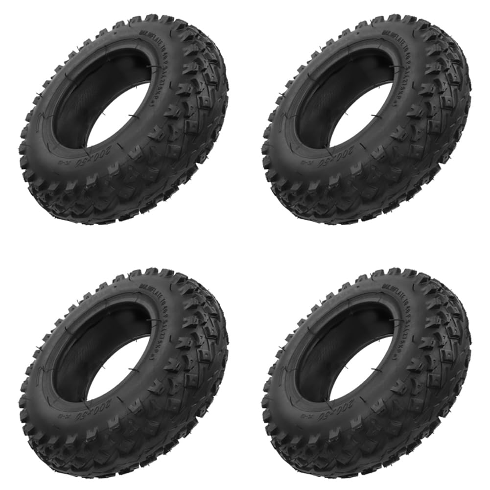 SICOSALT 4X 200X50 Außenreifen für Speedway 4 Pro Hinterrad 8 Roller Reifen 4 PRO Reifen