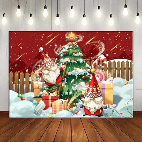 Frohe Weihnachten Kamin Schlitten Kust Geburtstag Fotografie Weihnachten Weihnachtsmann Baby Party Foto Vorabend 300x200cm