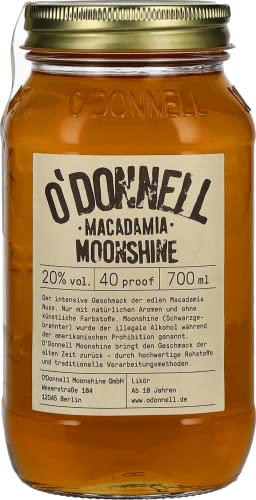 O'Donnell Moonshine MACADAMIA Likör 20% Volume 0,7l Liköre