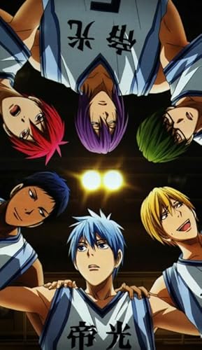 HfmQuisutron Holzpuzzle 1000 Teile Sport Basketball Anime Kurokos Poster Für Puzzle Familie Stressabbau Spiel Vf22Za