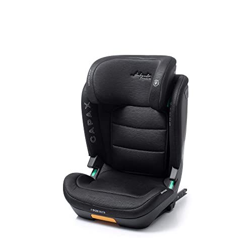 Babyauto Kindersitz 15-36 kg Isofix - 4-12 Jahre Kinderautositz, i-Size Sicherheit, Kopfstütze verstellbar, Gruppe 2/3, Schwarz Line