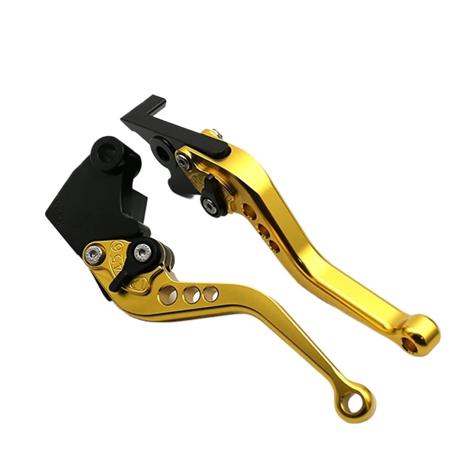 Motorrad Bremshebel Für Suzuki Für GSXR1000 Für GSX-S1000/F/ABS 2009-2020 2021 Motorradbremskupplungshebel BremsKupplungshebel(Short Yellow)