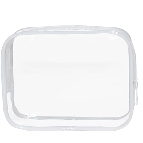 Tragbare Reise-Kulturtasche for Damen, transparent, Make-up-Aufbewahrungstasche, große Kapazität, Kosmetik-Organizer, Beauty-Tasche for Damen Kosmetiktasche Set(25X18X6cm)