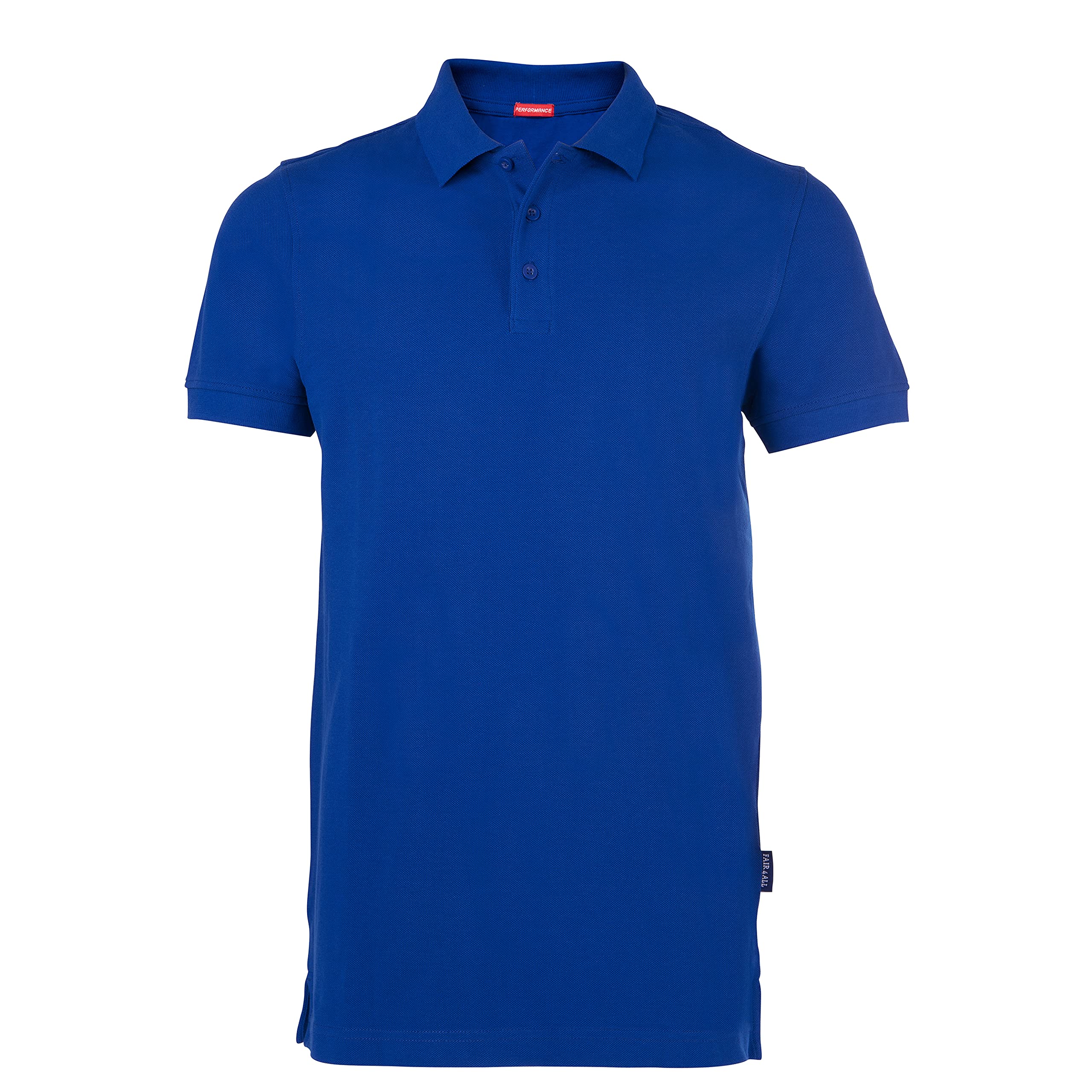 HRM Herren Heavy Performance Polo, Royalblau, Gr. 4XL I Premium Polo Shirt Herren I Basic Polohemd bis 60°C waschbar I Hochwertige & nachhaltige Herren-Bekleidung I Workwear