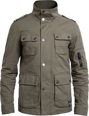 John Doe Explorer XTM Oliv Motorradjacke mit Protektoren CE, Gr. XL