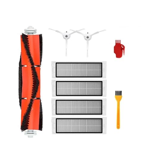 HEPA-Filter-Seitenbürste, Hauptbürste, Roboter-Staubsauger, kompatibel mit Roborock S50 S5 Max Staubsaugerzubehör (9 Stück)