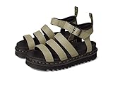 DR. MARTENS Damen Blaire Sandals, Pale Olive Pisa, 41 EU