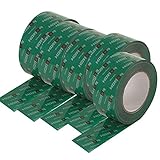 6 Rollen Klebeband 50mm x 25 lfm für Dampfbremse Dampfsperre Dampfsperrfolie Dampfbremsfolie OSB - Systemklebeband grün